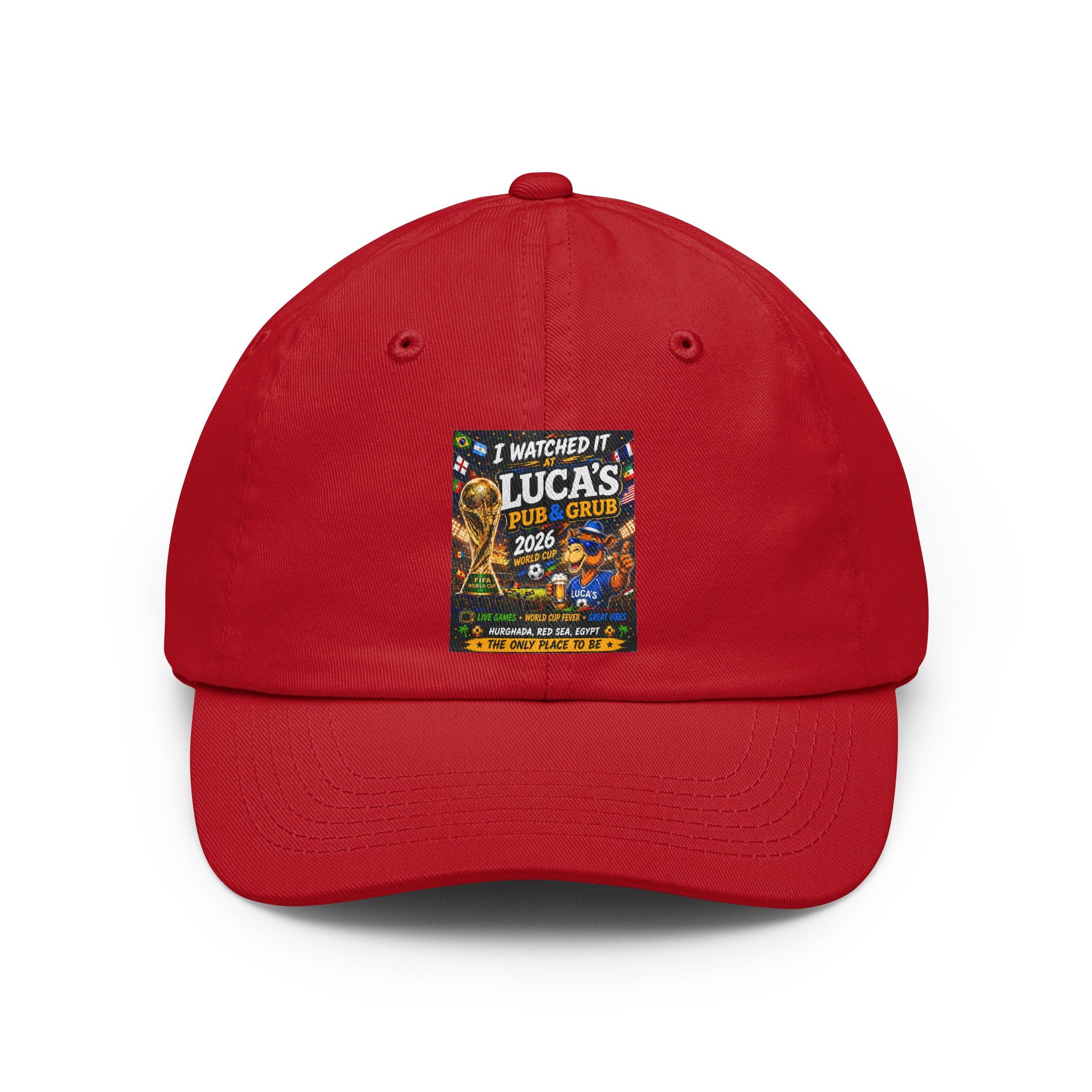 Dad Hat -- Personalized "I Watched it at Luca's!" Baseball Cap (Custom Name & Year)