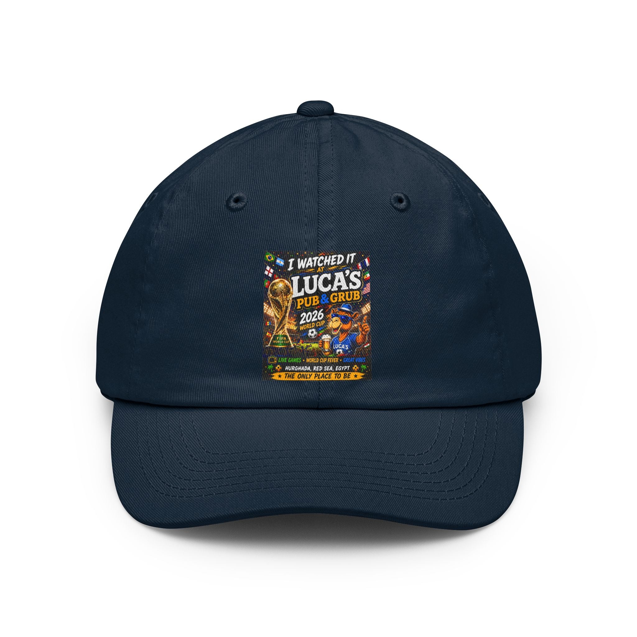 Dad Hat -- Personalized "I Watched it at Luca's!" Baseball Cap (Custom Name & Year)