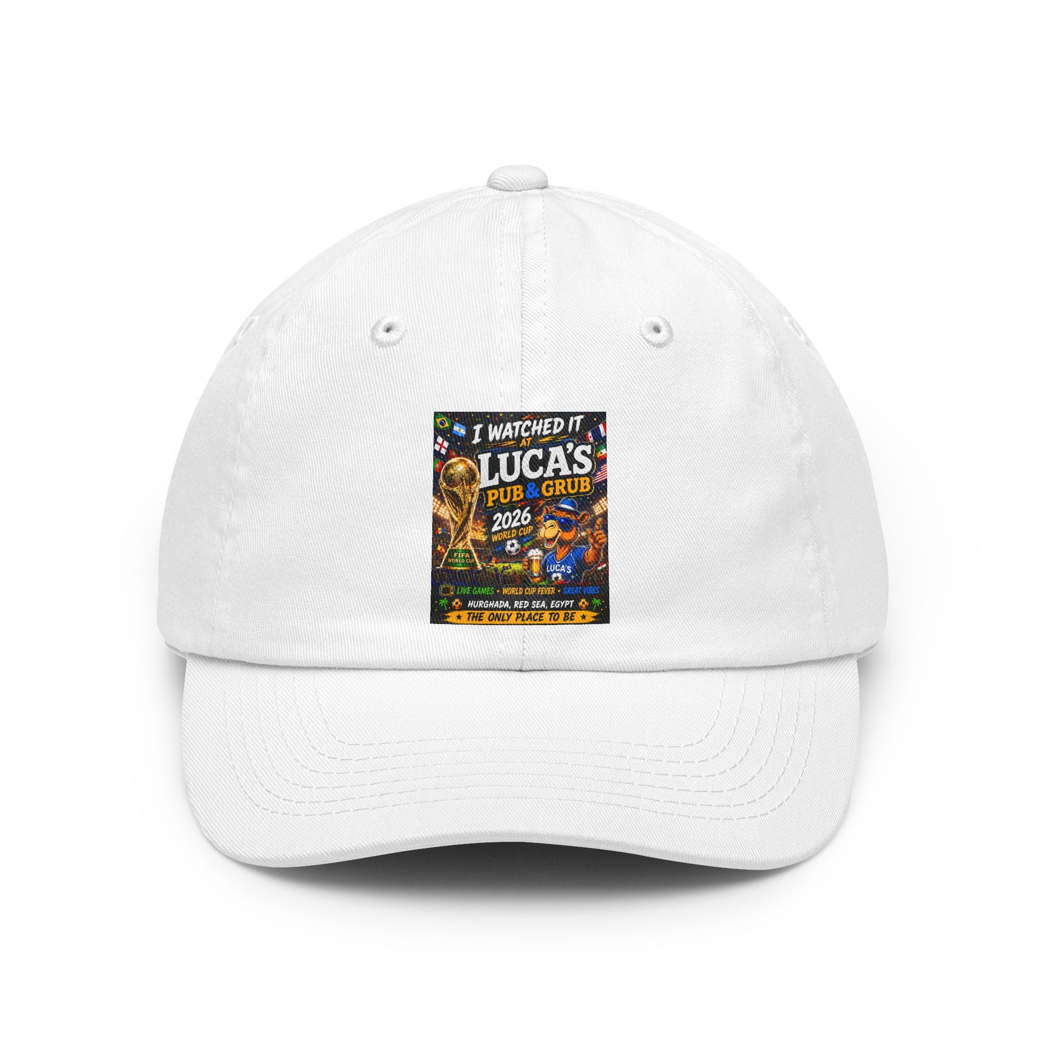 Dad Hat -- Personalized "I Watched it at Luca's!" Baseball Cap (Custom Name & Year)