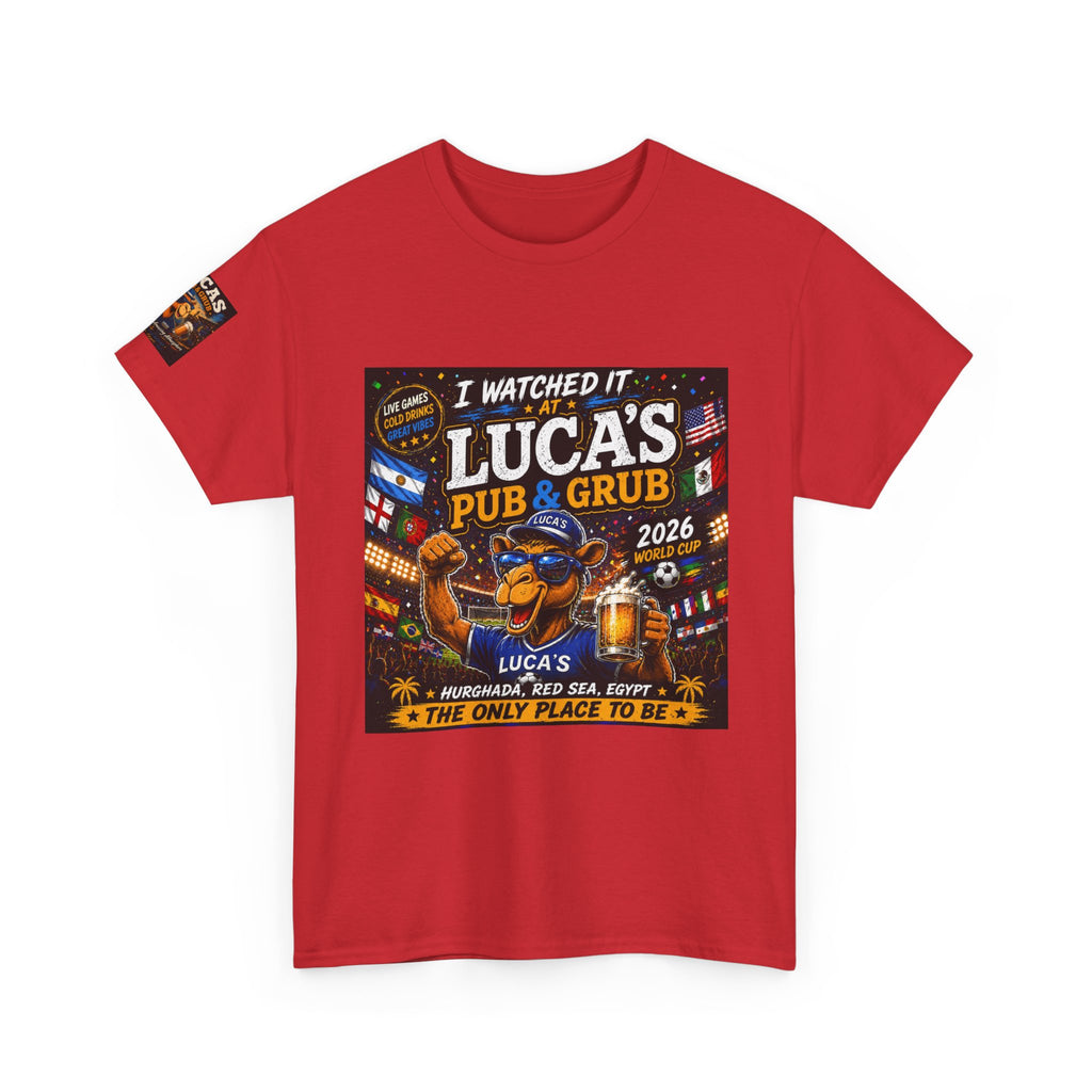 Lucas's Pub & Grub T-Shirt - 'I Watched It' Bar Night Tee (2026)