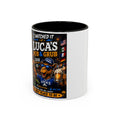Personalized Pub & Grub Mug — "I Watched It at Luca's" 11oz/15oz Colorful Coffee Cup