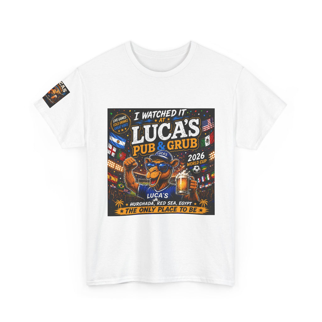 Lucas's Pub & Grub T-Shirt - 'I Watched It' Bar Night Tee (2026)