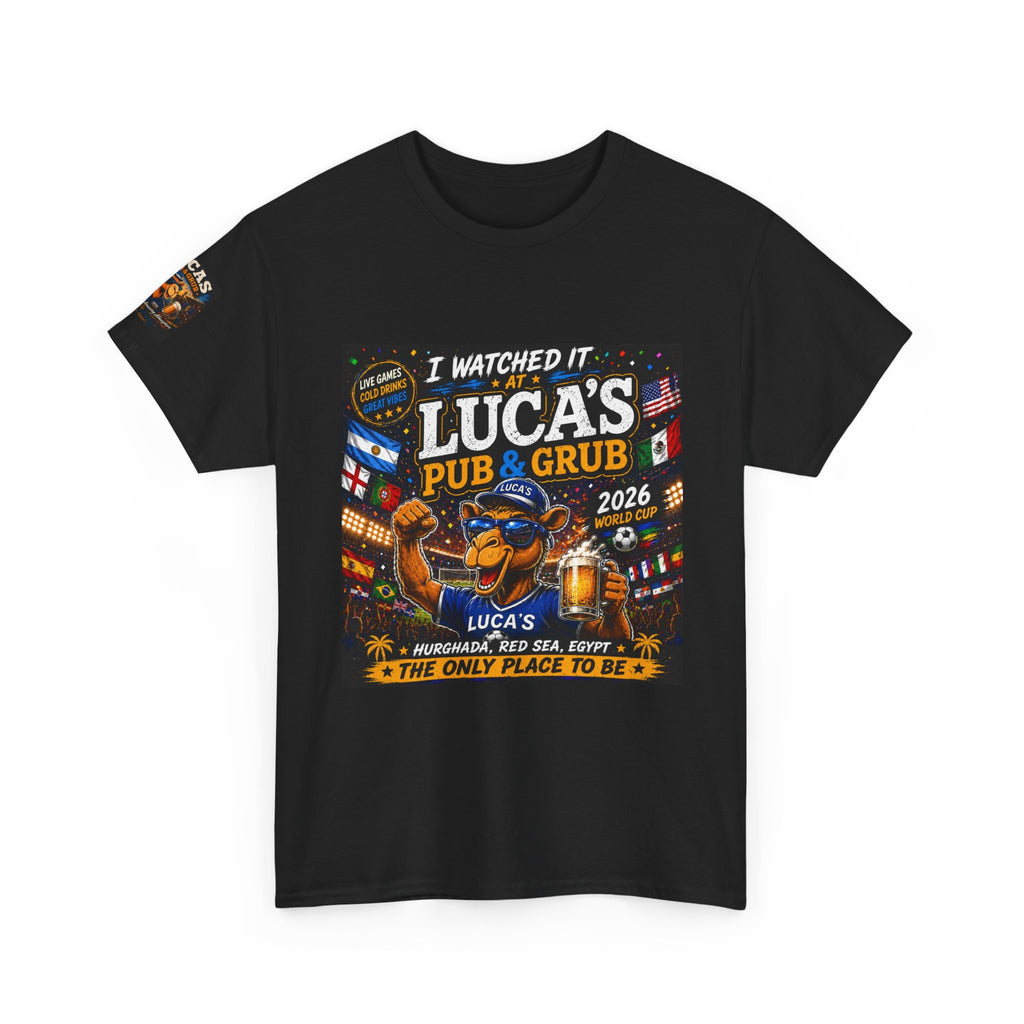 Lucas's Pub & Grub T-Shirt - 'I Watched It' Bar Night Tee (2026)