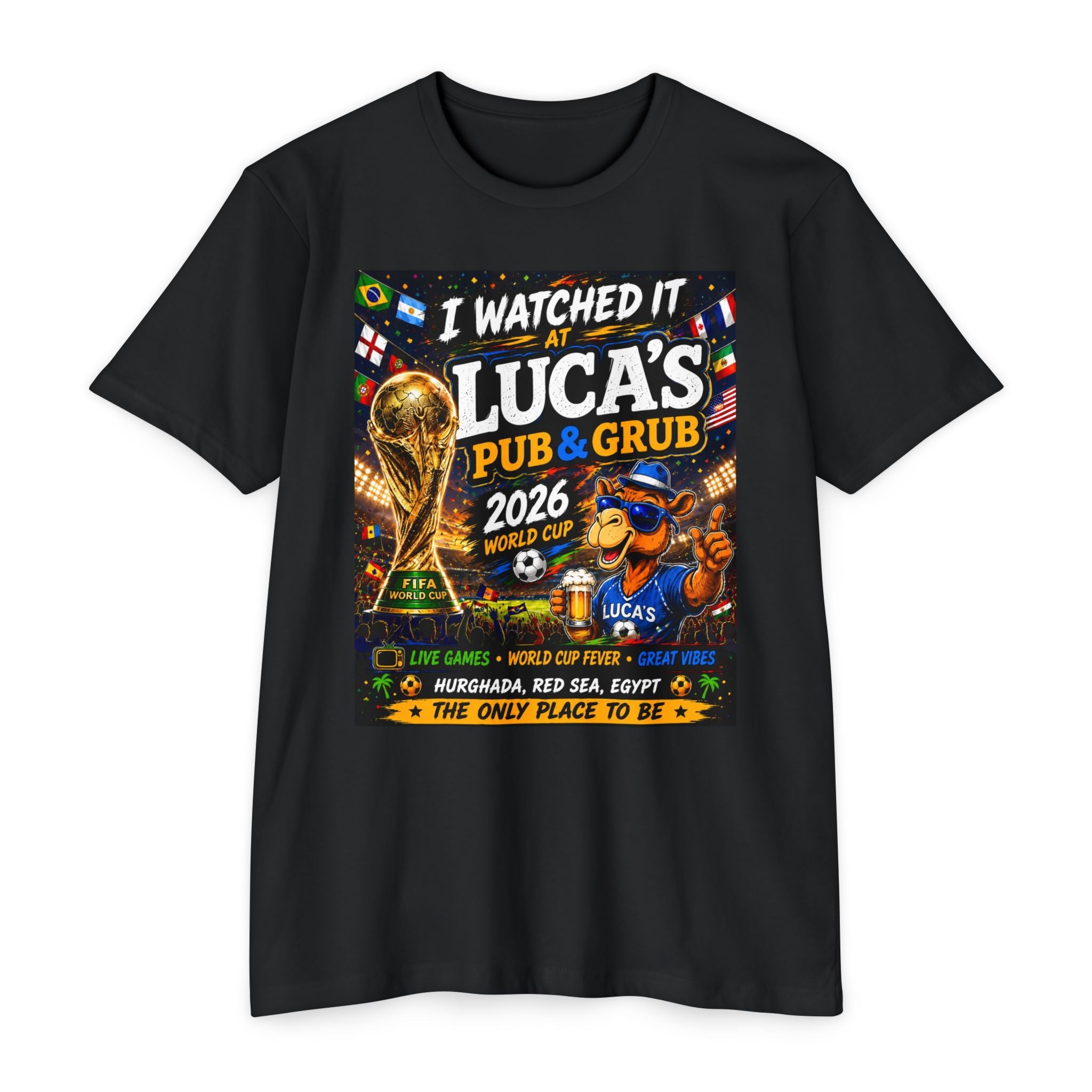 I Watched It at Luca’s Pub & Grub 2026 World Cup T‑Shirt