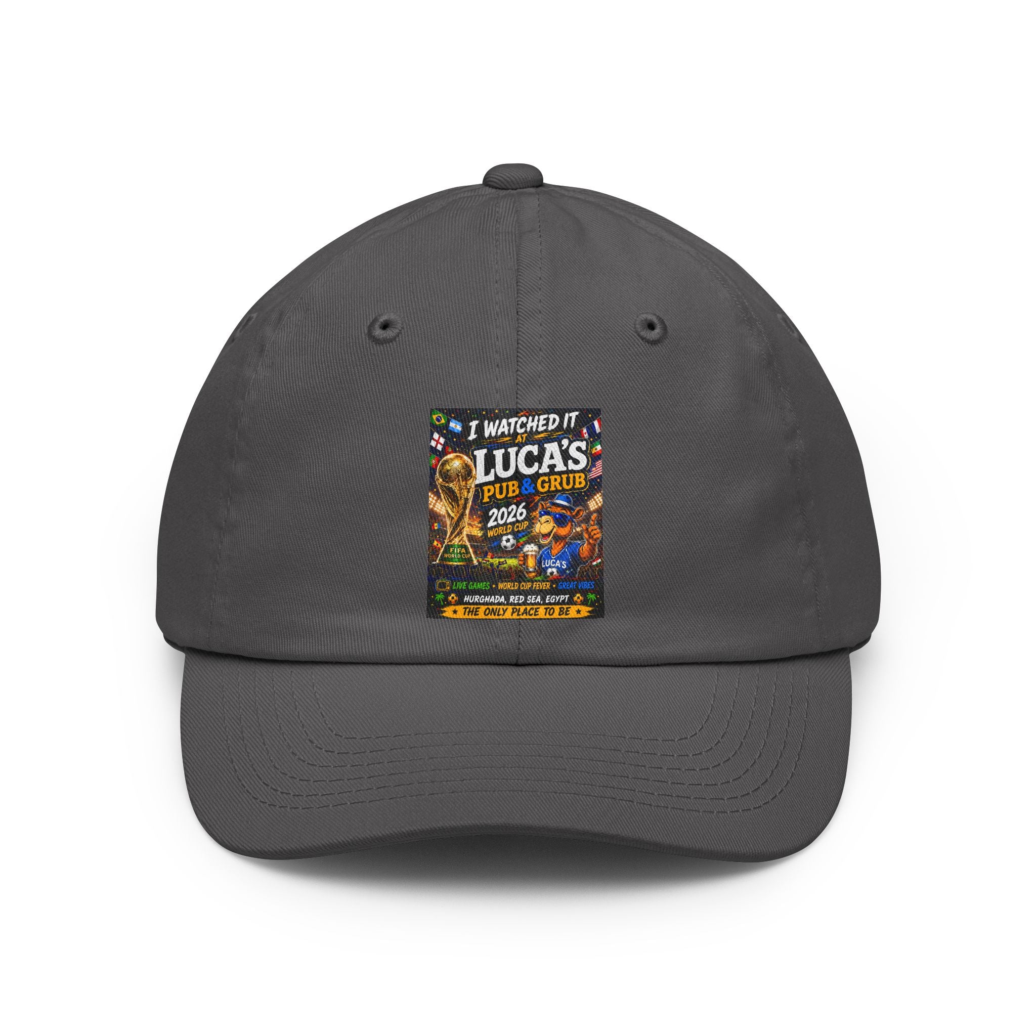 Dad Hat -- Personalized "I Watched it at Luca's!" Baseball Cap (Custom Name & Year)